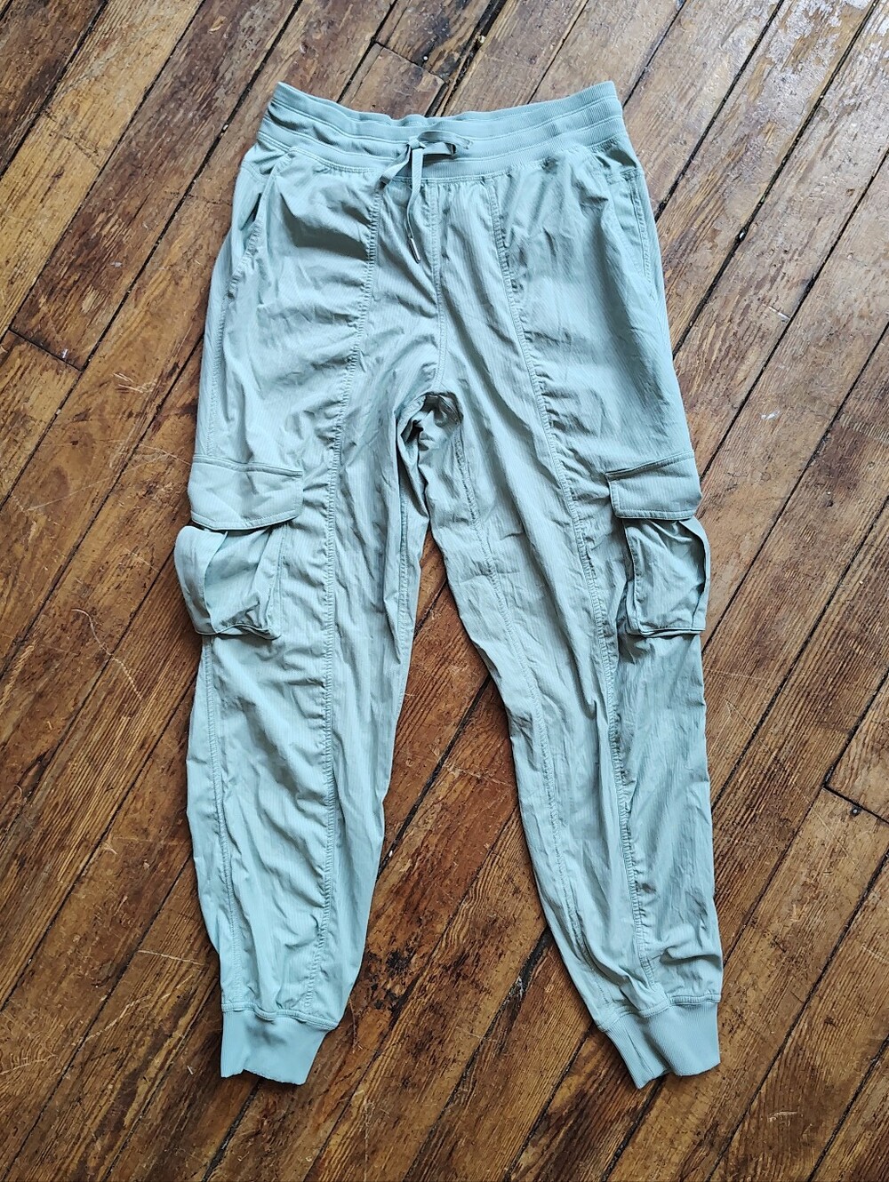 Lululemon Dance Studio Relaxed Fit Mid Rise Cargo Pants Joggers Small Jade Green